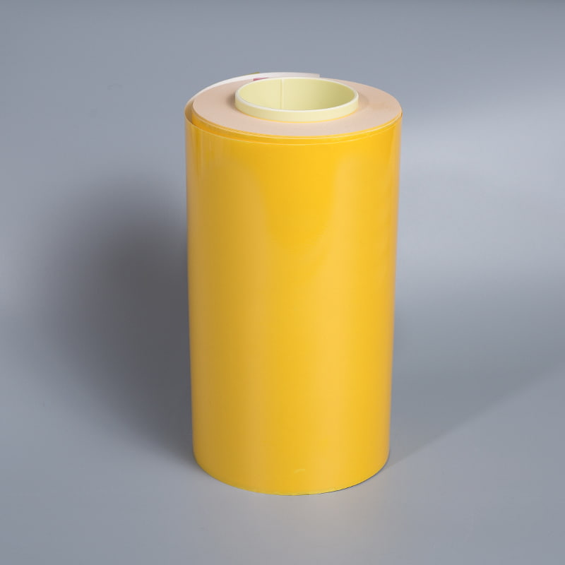 Phim phát hành màu vàng PET Phim phát hành màu vàng PET
